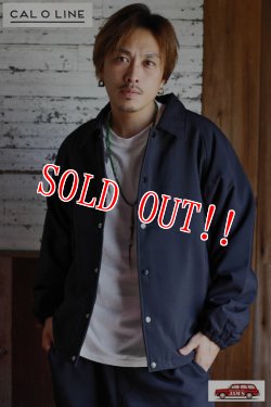 画像13: 「CAL O LINE」BLACKNESS LINE COACH JACKET キャルオーライン コーチジャケット シンサレート CL202-102 [ブラック]