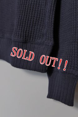 画像3: 「Jackman」 Waffle Mid-Neck ジャックマン ワッフル ミッドネック JM7653　「ダークネイビー」