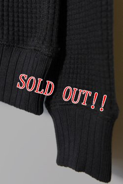 画像3: 「Jackman」 Waffle Mid-Neck ジャックマン ワッフル ミッドネック JM7653　「ブラック」