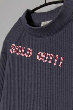 画像2: 「Jackman」 Waffle Mid-Neck ジャックマン ワッフル ミッドネック JM7653　「スタンドグレー」