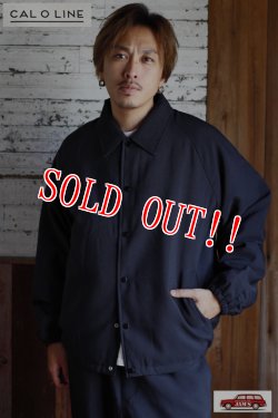 画像10: 「CAL O LINE」BLACKNESS LINE COACH JACKET キャルオーライン コーチジャケット シンサレート CL202-102 [ブラック]