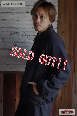 画像11: 「CAL O LINE」BLACKNESS LINE COACH JACKET キャルオーライン コーチジャケット シンサレート CL202-102 [ブラック]