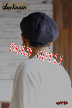画像8: 「Jackman」 GG Sweast Casquett ジャックマン スウェット キャスケット JM6063 [ブラック]
