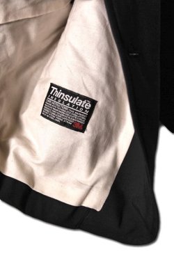 画像9: 「CAL O LINE」BLACKNESS LINE SPORTS JACKET キャルオーライン スポーツジャケット テーラード シンサレート CL202-100 [ブラック]