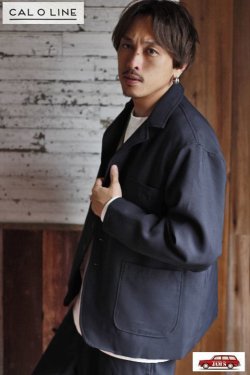 画像13: 「CAL O LINE」BLACKNESS LINE SPORTS JACKET キャルオーライン スポーツジャケット テーラード シンサレート CL202-100 [ブラック]