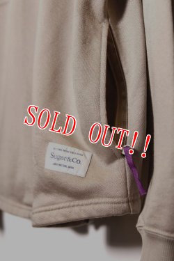 画像5: 「Sugar & Co.」 drop jersey シュガーアンドカンパニー ドロップジャージー ジップアップトップス [ベージュ]