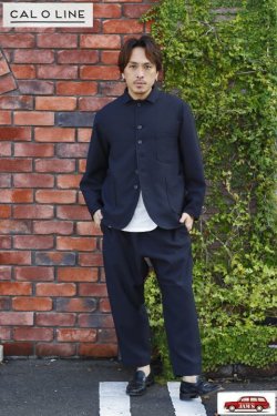 画像19: 「CAL O LINE」BLACKNESS LINE SPORTS JACKET キャルオーライン スポーツジャケット テーラード シンサレート CL202-100 [ブラック]