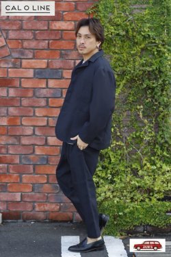 画像18: 「CAL O LINE」BLACKNESS LINE SPORTS JACKET キャルオーライン スポーツジャケット テーラード シンサレート CL202-100 [ブラック]