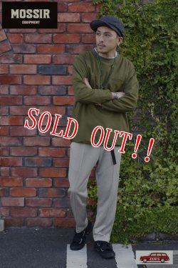 画像11: 「MOSSIR」 Mendes モシール メンデス サプレックスナイロン クルーネック MOST003 [オリーブ]