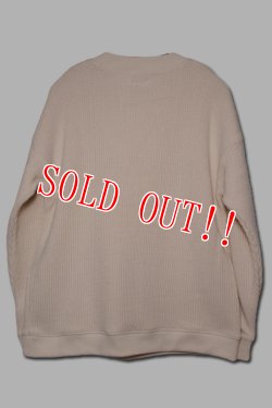 画像5: 「Jackman」 Oniaze Cotton Knit Crewneck ジャックマン 鬼畦編み コットンニット クルーネック JM7065 「生成り」