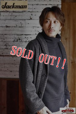 画像14: 「Jackman」Quilt High Neck ジャックマン キルト タートルネック トップス  JM7058 「ブラック」