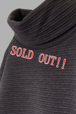 画像2: 「Jackman」Quilt High Neck ジャックマン キルト タートルネック トップス  JM7058 「ブラック」