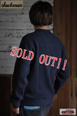 画像9: 「Jackman」 Waffle Mid-Neck ジャックマン ワッフル ミッドネック JM7653　「ダークネイビー」