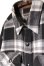画像2: 「FULLCOUNT」Big Check CPO Wool Shirt フルカウント ビッグチェック ウールシャツ [ブラック]