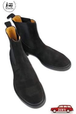 画像2: [旧価格・廃盤モデル]「MAKERS」VITTORIA COW SUEDE メイカーズ ヴィットリア カウスエード レザー [ブラック]