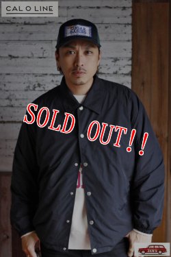 画像12: 「CAL O LINE」COACH JACKET キャルオーライン コーチジャケット CL211-006 [ブラック]