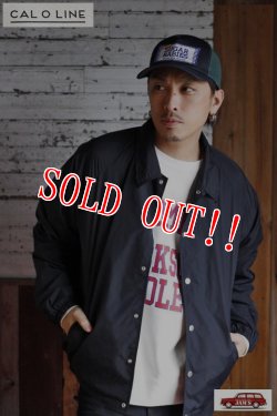 画像13: 「CAL O LINE」COACH JACKET キャルオーライン コーチジャケット CL211-006 [ブラック]