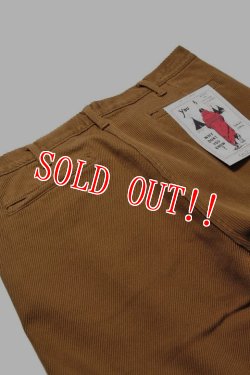 画像4: 「CAL O LINE」2TUCK KARSEY TROUSERS キャルオーライン ２タックカルゼトラウザー CL202-091 [ブラウンベージュ]