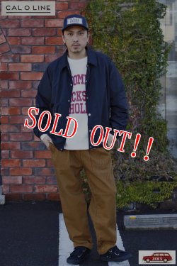 画像6: 「CAL O LINE」2TUCK KARSEY TROUSERS キャルオーライン ２タックカルゼトラウザー CL202-091 [ブラウンベージュ]