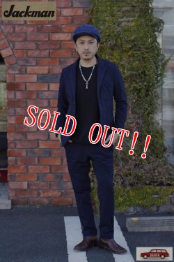 画像7: 「Jackman」 Stretch Jacket 2021SS ジャックマン ストレッチ カットソージャケット JM8010 [ダークネイビー]