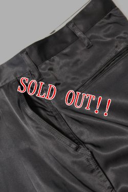 画像4: 「STRANGE TRIP」WIDE ROCKER EASY ストレンジトリップ ワイドロッカー イージー サテンパンツ [ブラック]