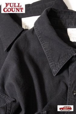 画像15: 「FULLCOUNT」BASIC CHAMBRAY SHIRT フルカウント ベーシック シャンブレーシャツ [ブラック]