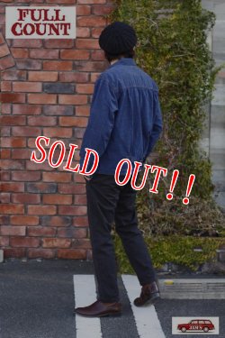 画像14: 「FULLCOUNT」Twisted Heather Tapered Trousers フルカウント ツイステッドヘザー テーパードトラウザーズ [ブラック]