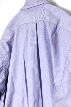 画像8: 「CAL O LINE」CLASSIC B.D. SHIRT キャルオーライン クラシックボタンダウンシャツ CL211-021 [ピンストライプ/ネイビー]