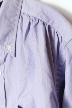 画像5: 「CAL O LINE」CLASSIC B.D. SHIRT キャルオーライン クラシックボタンダウンシャツ CL211-021 [ピンストライプ/ネイビー]