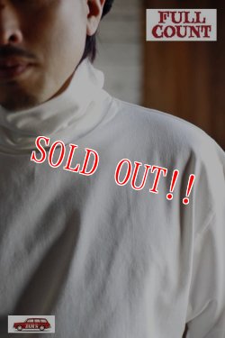 画像11: ［JAMS限定］「FULLCOUNT」×「JAMS」 TURTL NECK LONG SLEEVE Tee フルカウント JAMS別注 タートルネック ロングスリーブ Tシャツ [ホワイト]