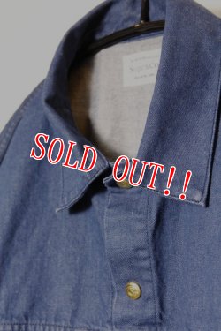 画像2: 「Sugar & Co.」Babys Jacket シュガーアンドカンパニー ベイビーズ ジャケット [インディゴ]