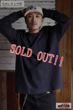 画像11: 「CAL O LINE」SOLID COLOR L/S T-SHIRTS キャルオーライン ソリッドカラー ポケ ロンTee  CL202-005 [ブラック]