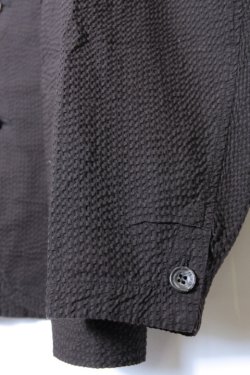 画像6: 「CAL O LINE」CATALINA JACKET キャルオーライン カタリナジャケット オリジナル リップル生地 CL201-023 [ブラック]