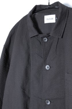 画像3: 「CAL O LINE」CATALINA JACKET キャルオーライン カタリナジャケット オリジナル リップル生地 CL201-023 [ブラック]