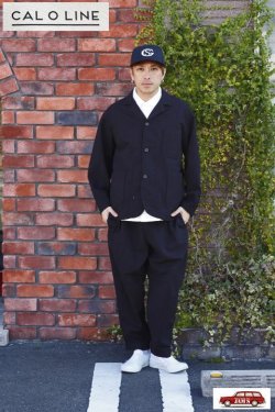 画像13: 「CAL O LINE」CATALINA JACKET キャルオーライン カタリナジャケット オリジナル リップル生地 CL201-023 [ブラック]