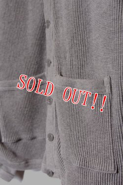 画像3: [JAMS限定]「FULLCOUNT」×「JAMS」HEAVY WEIGHT WAFFLE CARDIGAN フルカウント JAMS別注ヘビーウエイト サーマルカーディガン [ヘザーグレー]
