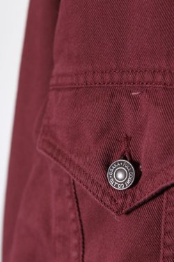 画像3: 「FULLCOUNT」Drill Type 3rd Jacket フルカウント カツラギ素材 サードタイプ カラージャケット  [マルーン]