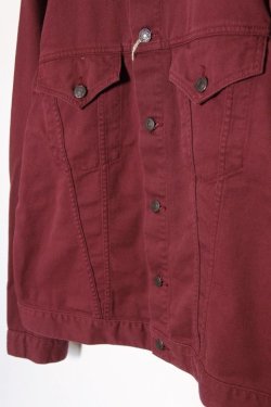 画像4: 「FULLCOUNT」Drill Type 3rd Jacket フルカウント カツラギ素材 サードタイプ カラージャケット  [マルーン]