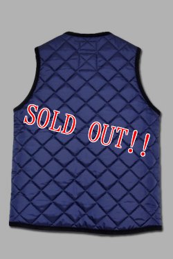 画像5: 「Jackman」× 「Lavenham」 Gilet ジャックマン × ラベンハム ジレ コラボ ワッフルキルティング ベスト JM8104LV「ネイビー」