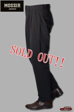 画像4: 「MOSSIR」Irena Middle モシール イレーナ アルパインクロス ツータック ミドルパンツ [ブラック]