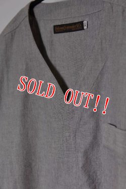 画像2: 「FULLCOUNT」Military Sleep Shirt フルカウント ミリタリースリープ シャツ プルオーバー [ヘザーグレー]