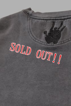 画像6: 「STRANGE TRIP」CUT OFF SWEAT ストレンジトリップ カットオフ スウェット  [ブラック]