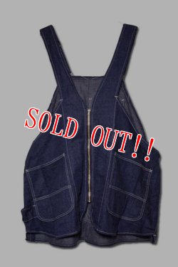 画像7: 「CAL O LINE」UTILITY DENIM APRON 2 キャルオーライン ユーティリティー デニムエプロン CL201-053 [インディゴ]