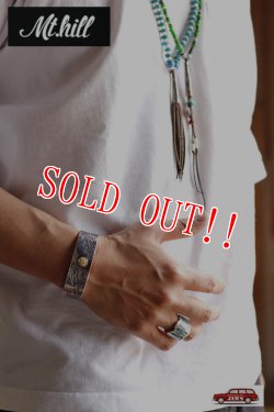 画像7: 「Mt.hill」Stamped Rose Cuff マウントヒル スタンプ ローズ カフバングル [Style A]