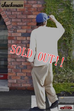 画像8: 「Jackman」Thermal Drop Crew 8/Sleeve T-Shirt ジャックマン サーマル ドロップ 8分袖 ヒモTee JM7112 [アイボリー]