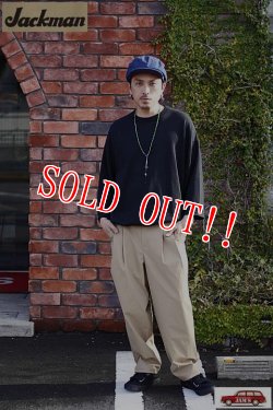 画像9: 「Jackman」Thermal Drop Crew 8/Sleeve T-Shirt ジャックマン サーマル ドロップ 8分袖 ヒモTee JM7112 [ブラック]