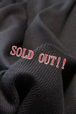 画像5: 「Jackman」Thermal Drop Crew 8/Sleeve T-Shirt ジャックマン サーマル ドロップ 8分袖 ヒモTee JM7112 [ブラック]