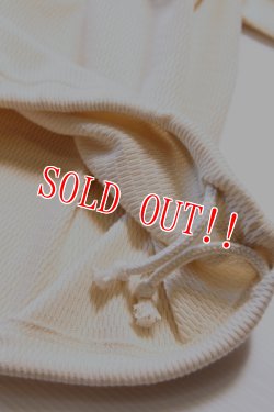 画像4: 「Jackman」Thermal Drop Crew 8/Sleeve T-Shirt ジャックマン サーマル ドロップ 8分袖 ヒモTee JM7112 [アイボリー]