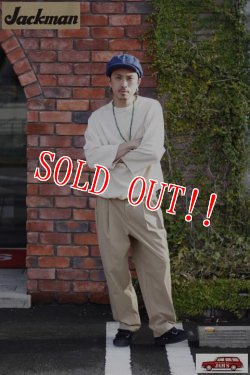 画像10: 「Jackman」Thermal Drop Crew 8/Sleeve T-Shirt ジャックマン サーマル ドロップ 8分袖 ヒモTee JM7112 [アイボリー]