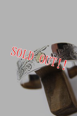 画像5: 「Mt.hill」Stamped Rose Cuff マウントヒル スタンプ ローズ カフバングル [Style A]